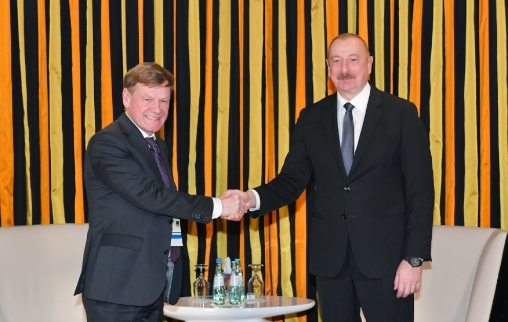 Aserbaidschans Präsident Ilham Aliyev traf in München den Vorsitzenden der Deutsch-Südkaukasus-Fraktion des Deutschen Bundestages