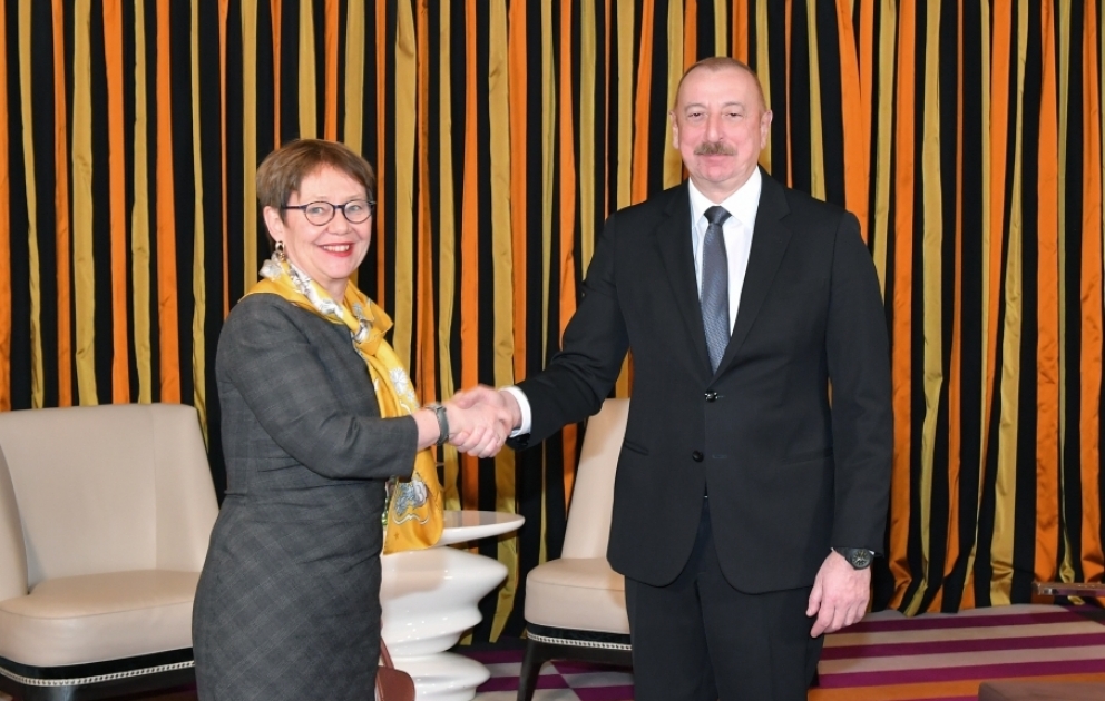 Prezident İlham Əliyev ilə Avropa Yenidənqurma və İnkişaf Bankının prezidentinin Münxendə görüşü olub