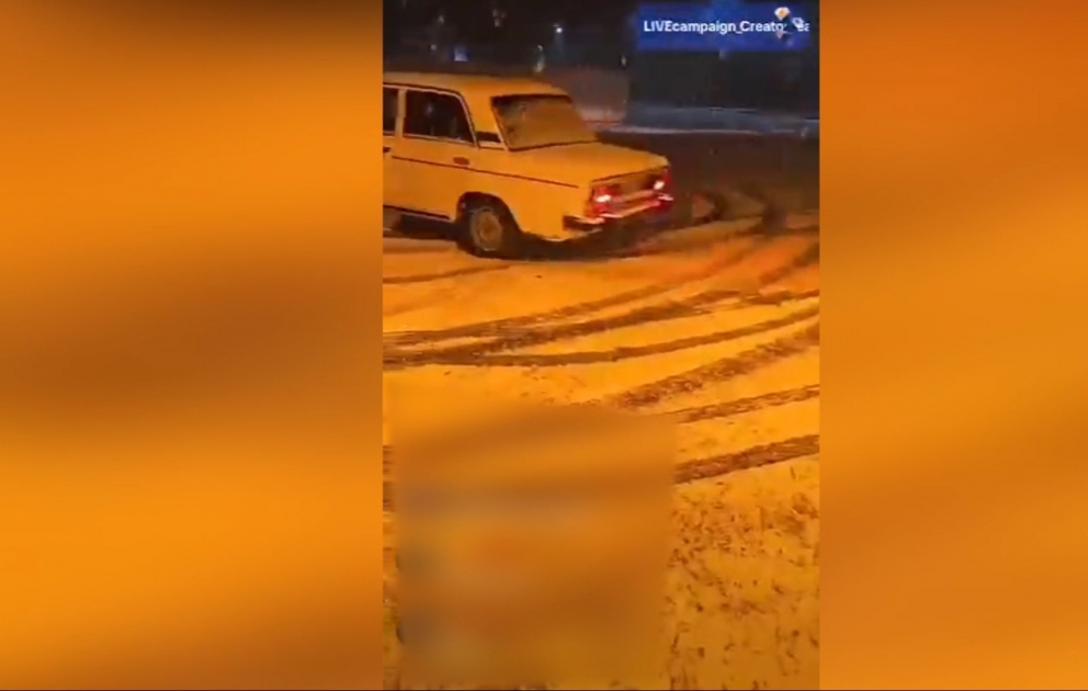 Qarlı havada avtoxuliqanlıq edən sürücülər həbs edilib