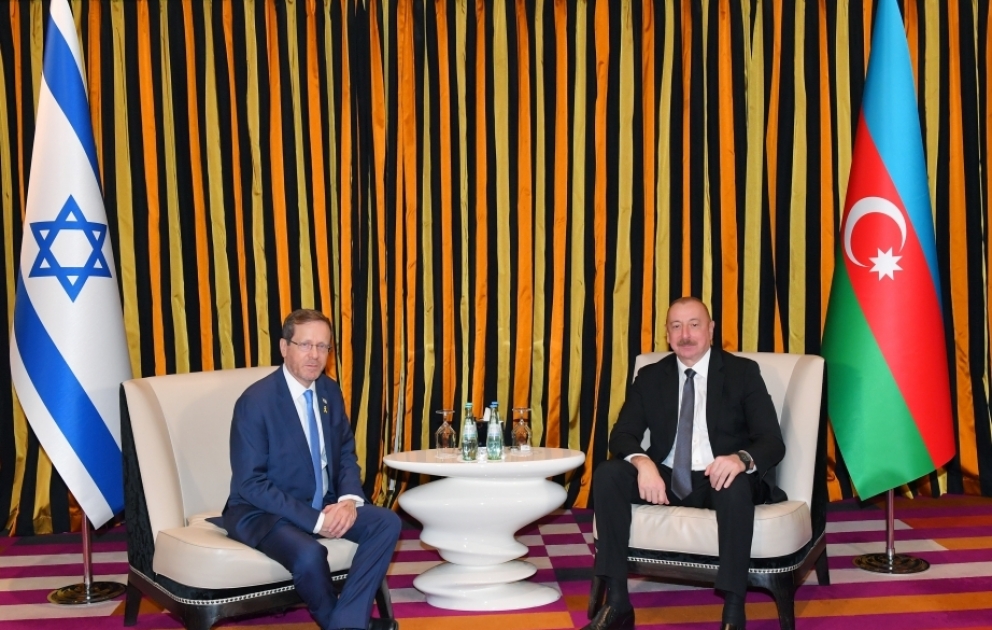 President of Azerbaijan Ilham Aliyev met with President of Israel Isaac Herzog in Munich