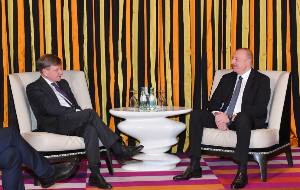 President of Azerbaijan Ilham Aliyev met with Chairman of Bundestag`s Parliamentary Friendship Group for Relations with States of Southern Caucasus in Munich