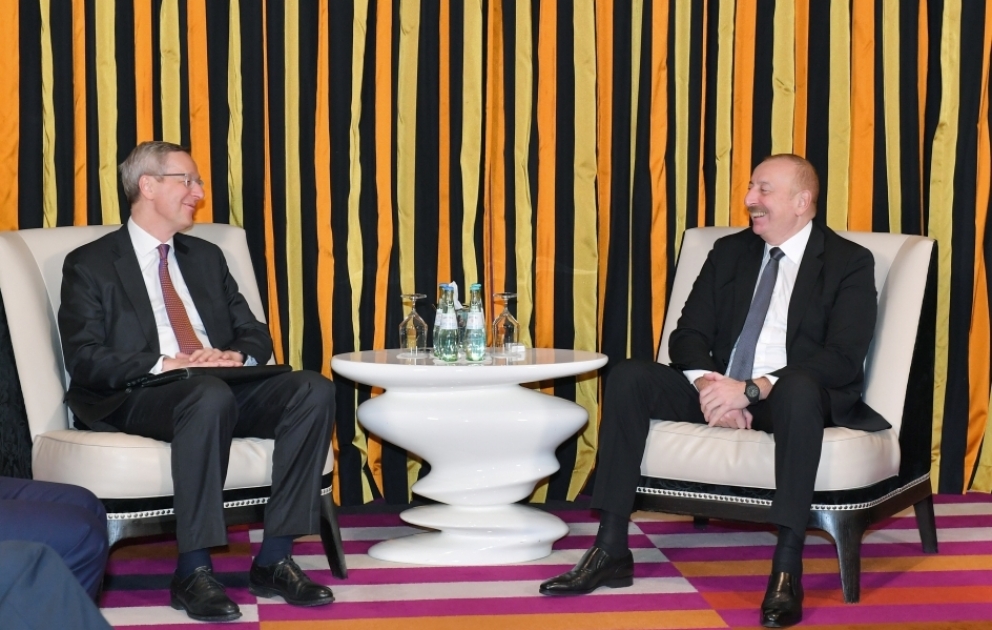 President of Azerbaijan Ilham Aliyev met with Managing Director of German Eastern Business Association in Munich