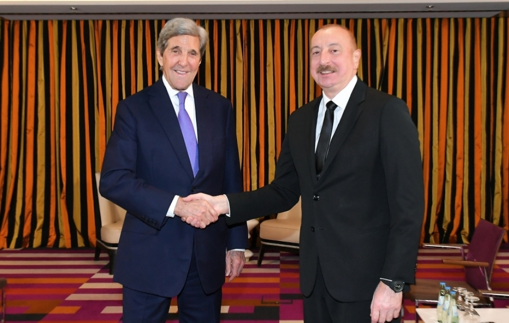 President of Azerbaijan Ilham Aliyev met with U.S. Special Presidential Envoy for Climate