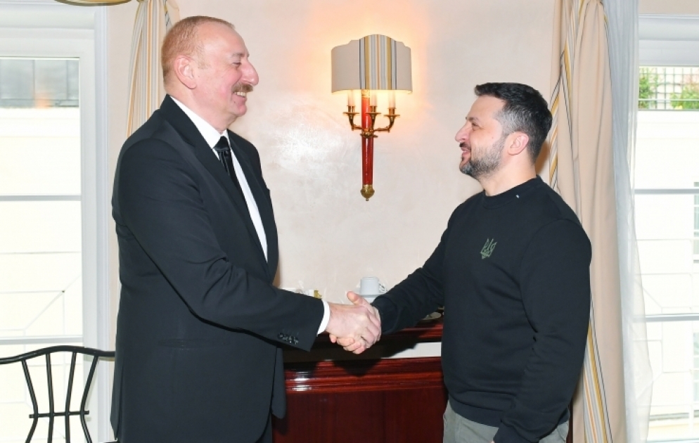 Munich : le président azerbaïdjanais s’entretient avec son homologue ukrainien