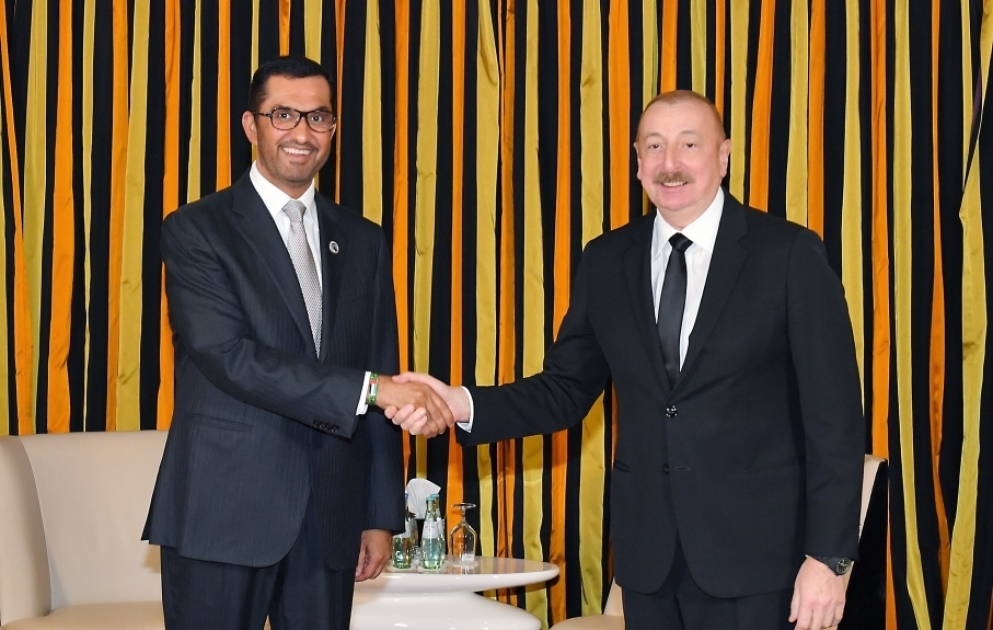 München: Aserbaidschans trifft Minister für Industrie und Spitzentechnologie der Vereinigten Arabischen Emirate