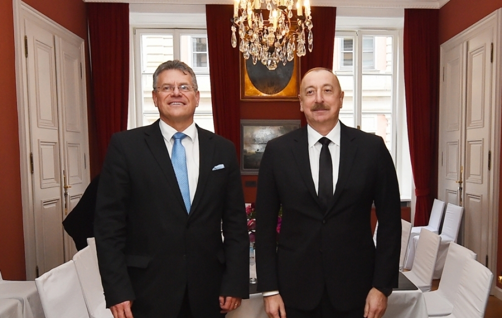 President Ilham Aliyev met with European Commission Executive Vice-President in Munich
