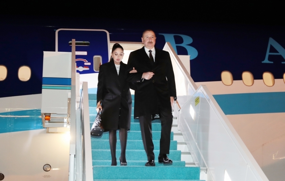 President Ilham Aliyev embarked on official visit to Türkiye