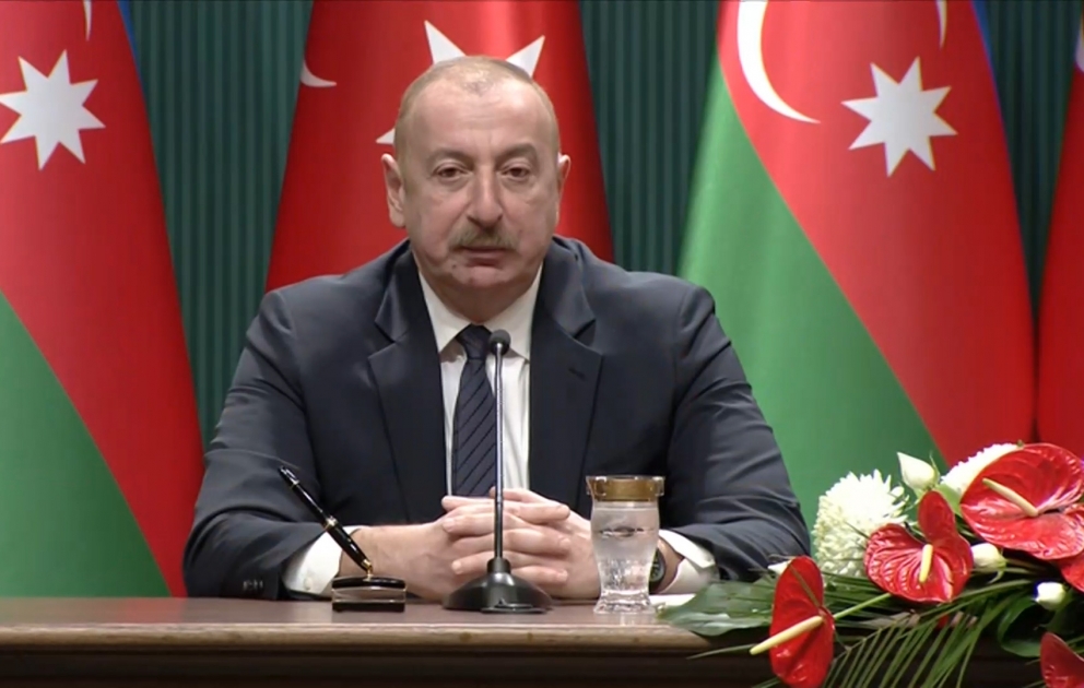 Prezident İlham Əliyev: Müdafiə sənayesi sahəsində Türkiyə ilə ortaq istehsalla bağlı konkret planlarımız var