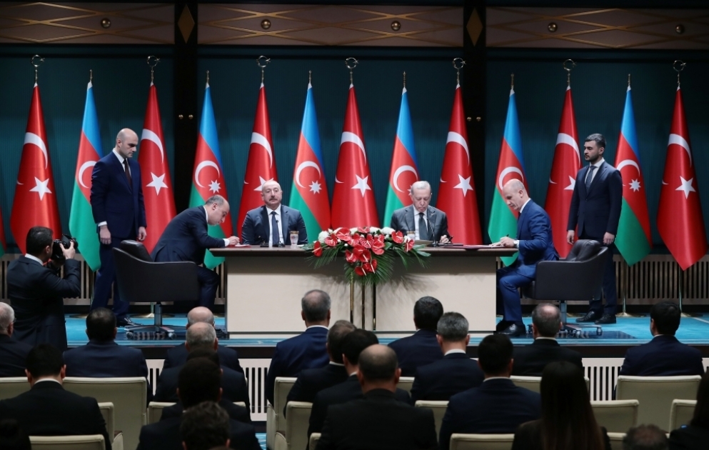 Aserbaidschanisch-türkische Dokumente unterzeichnet