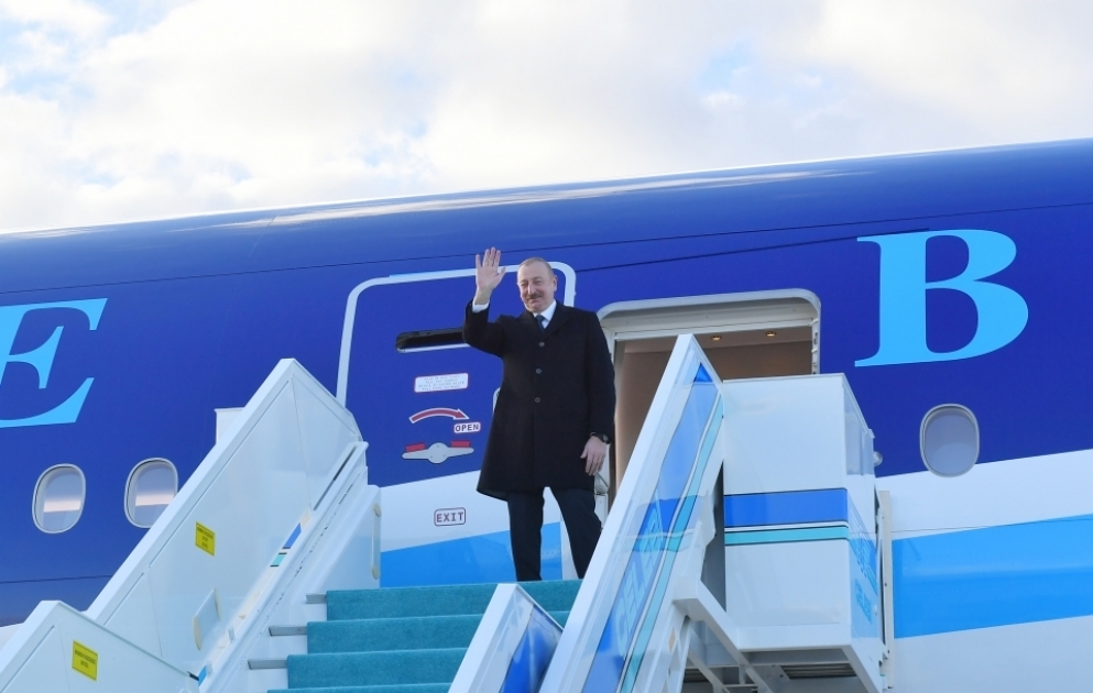 Präsident Ilham Aliyev beendet seinen Staatsbesuch in der Türkei
