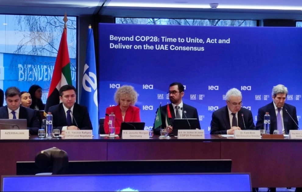Parisdə COP28 və COP29-a həsr olunmuş yüksək səviyyəli dəyirmi masa işə başlayıb