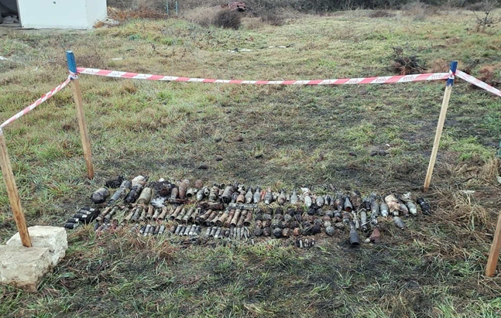 Unexploded ordnance found in Aghdam region