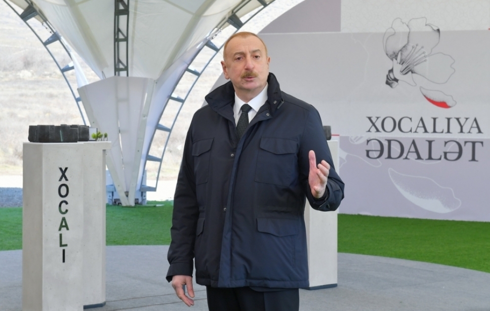Ilham Aliyev : Nous ne pouvions pas considérer notre intégrité territoriale et notre souveraineté complètement restaurées sans Khodjaly