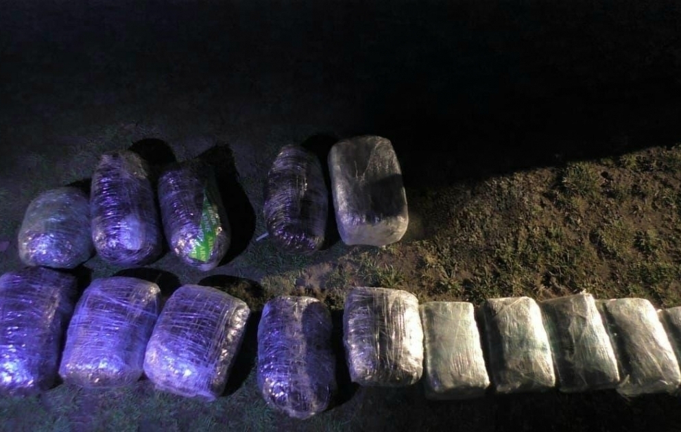 Lənkəran sakinləri Yardımlıda 15 kiloqram narkotiklə saxlanılıblar
