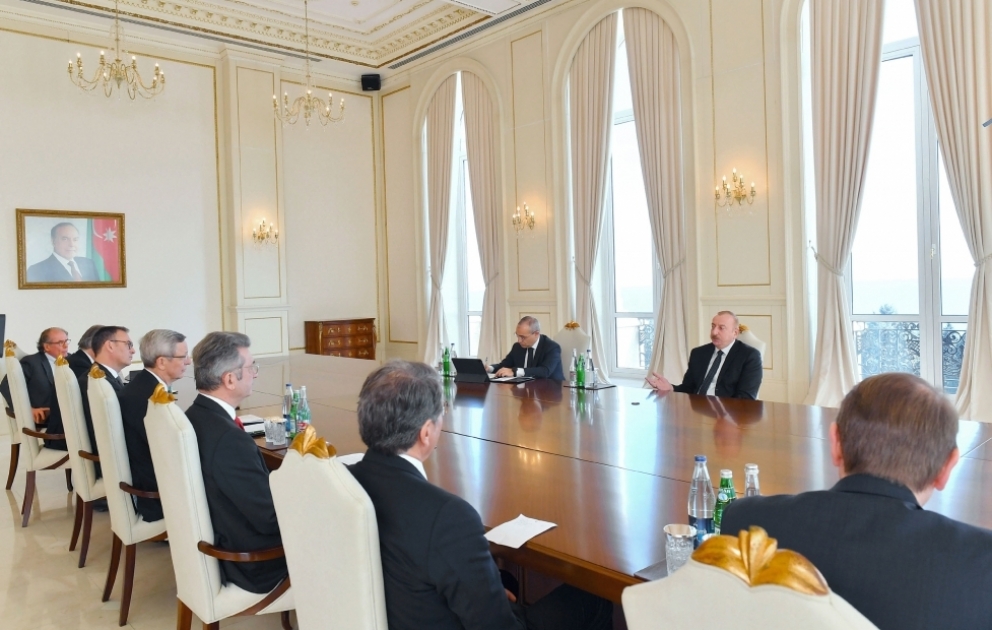 Le président de la République reçoit une délégation menée par le directeur général du Comité oriental de l’économie allemande