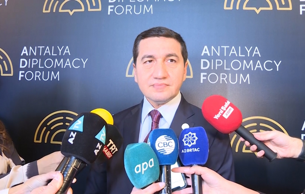 Hikmət Hacıyev: Diplomatiya Forumunda Azərbaycanın regionda sülhün, əməkdaşlığın daha da inkişafı ilə bağlı baxışları iştirakçılara çatdırılacaq