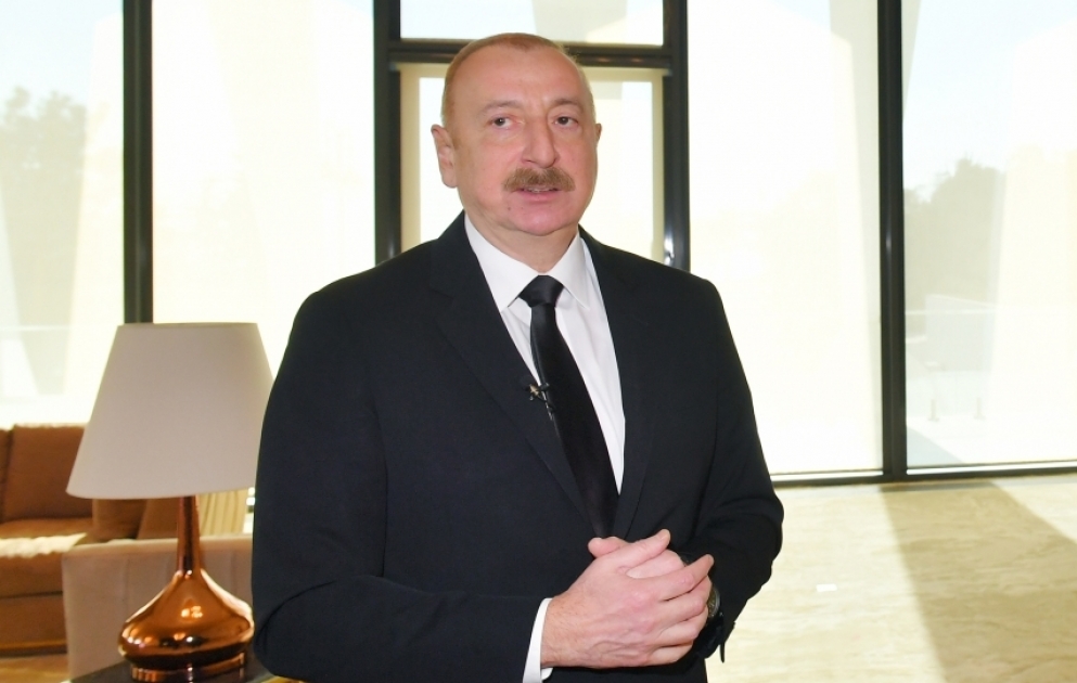 AZƏRTAC XƏBƏR VERİR: Prezident İlham Əliyev “Euronews” televiziyasına müsahibə verib