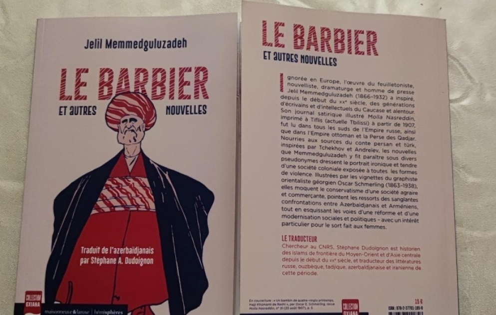 Cəlil Məmmədquluzadənin əsərləri Parisdə fransız dilində nəşr olunub