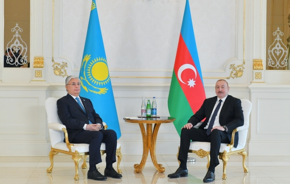 President of Azerbaijan Ilham Aliyev held meeting with President of Kazakhstan Kassym-Jomart Tokayev in limited format