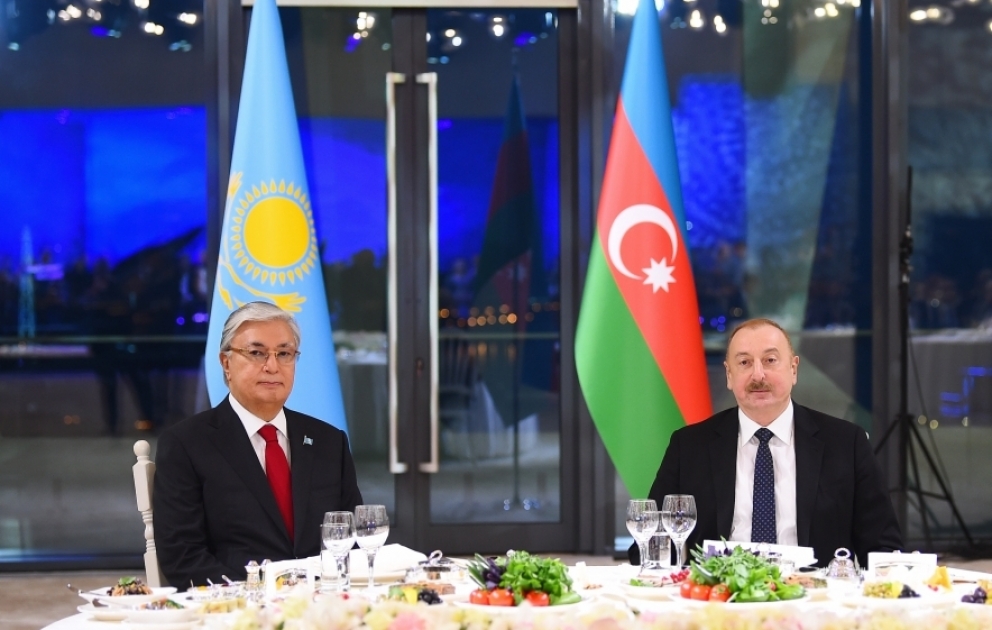 Official reception was held in honor of President of Kazakhstan