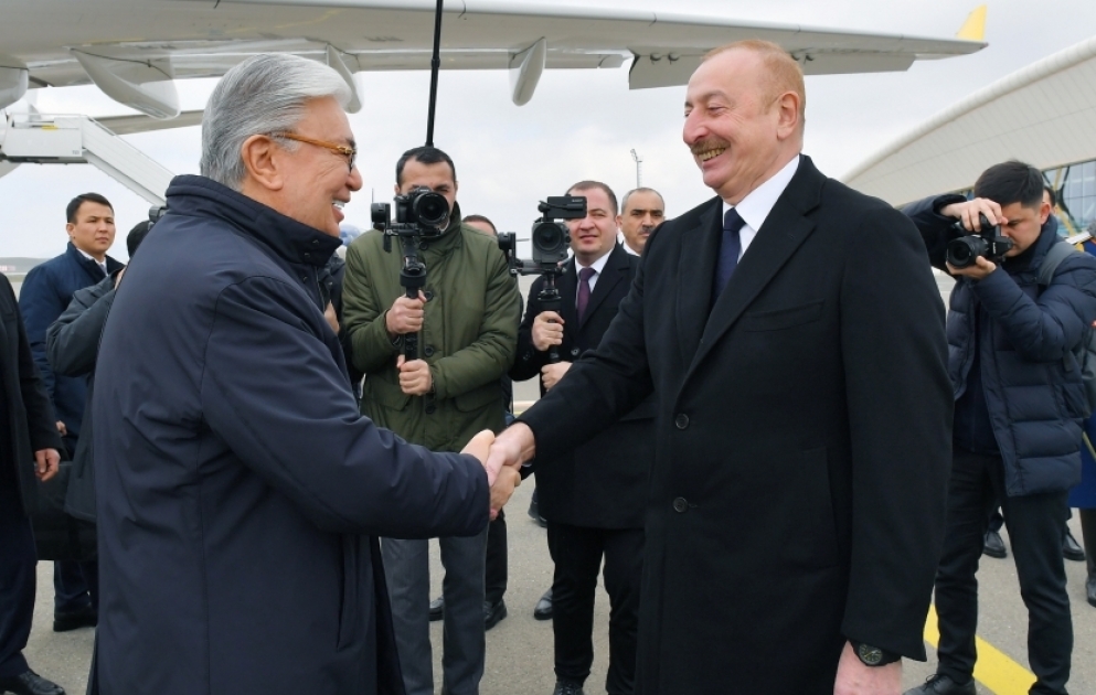 Находящийся с государственным визитом в Азербайджане Президент Казахстана Касым-Жомарт Токаев прибыл в Физулинский район