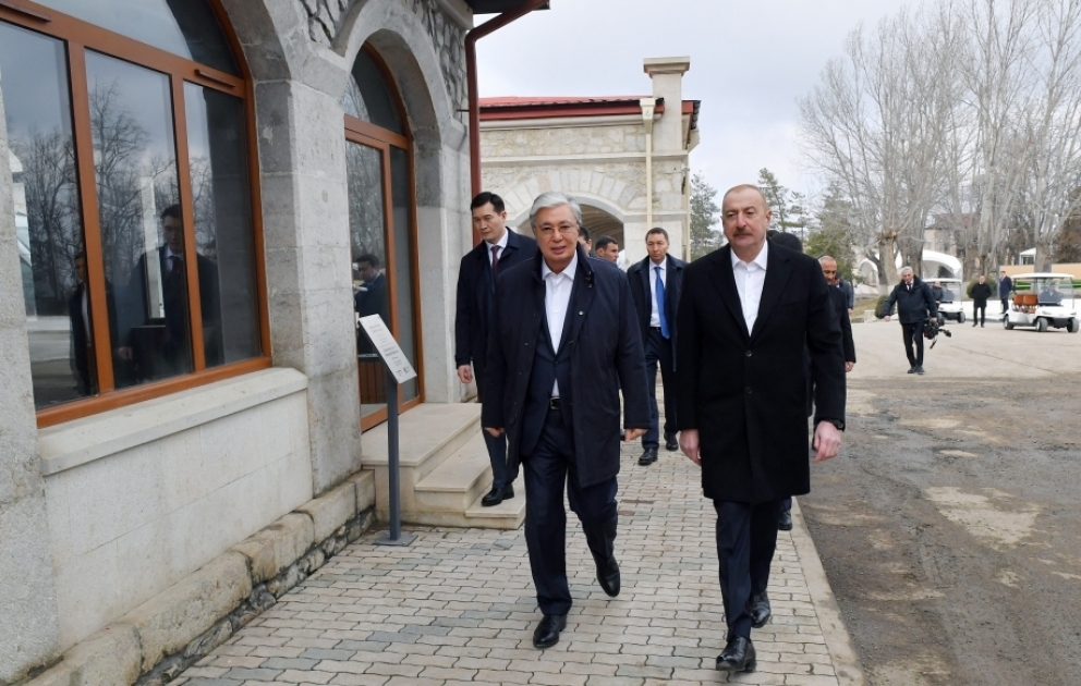 Президенты Азербайджана и Казахстана посетили Шушу