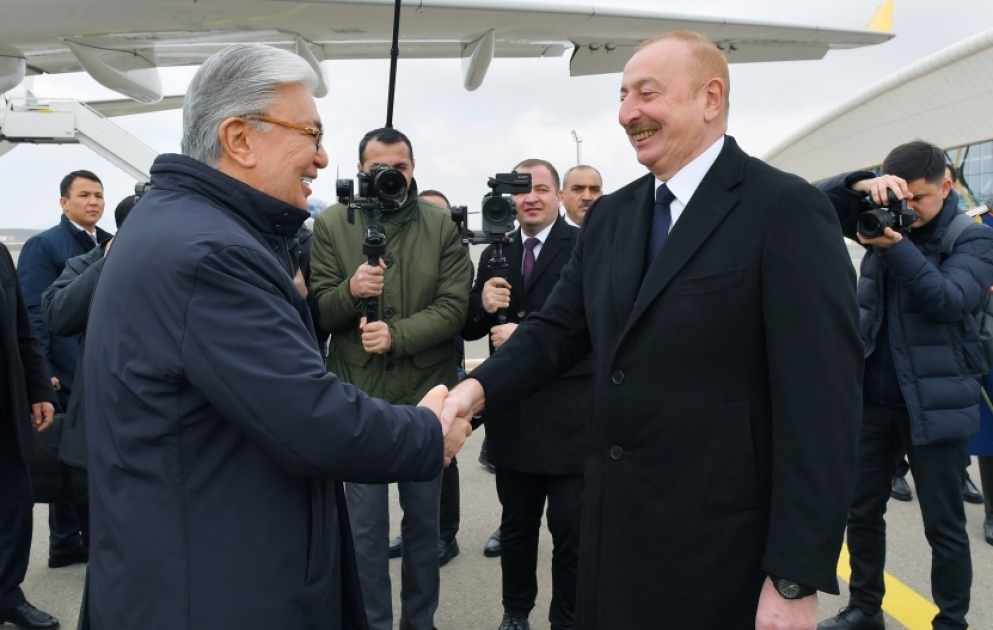 President of Kazakhstan Kassym-Jomart Tokayev, who is on state visit to Azerbaijan, arrived in Fuzuli district