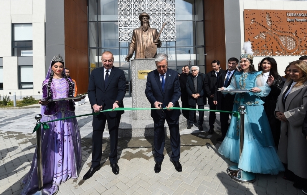 Fuzouli : les présidents azerbaïdjanais et kazakh participent à la cérémonie d’ouverture du Centre de créativité pour enfants Kourmanghazy