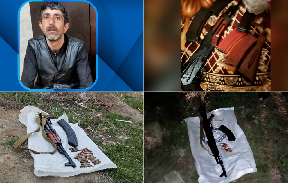 Sabunçu rayonunda 3 ədəd “Kalaşnikov” aşkar olunub