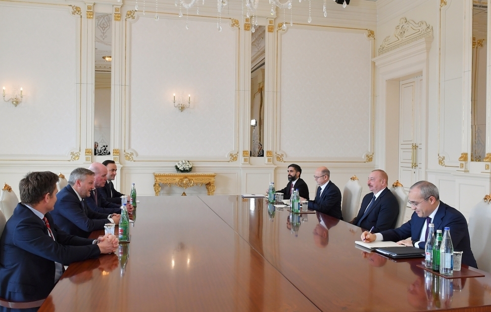 President Ilham Aliyev received newly appointed bp CEO