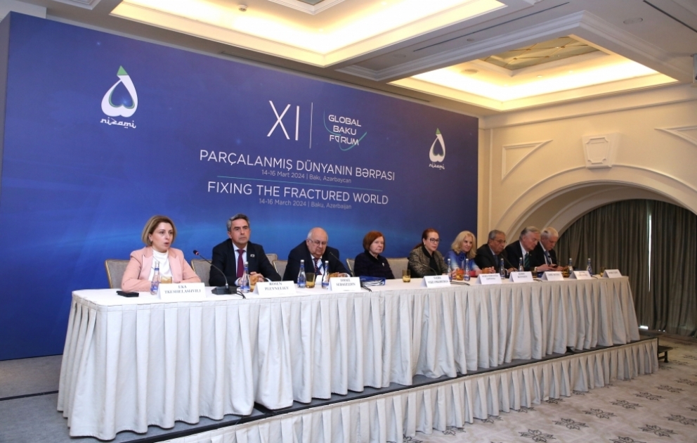 XI Qlobal Bakı Forumu ilə əlaqədar mətbuat konfransı təşkil olunub