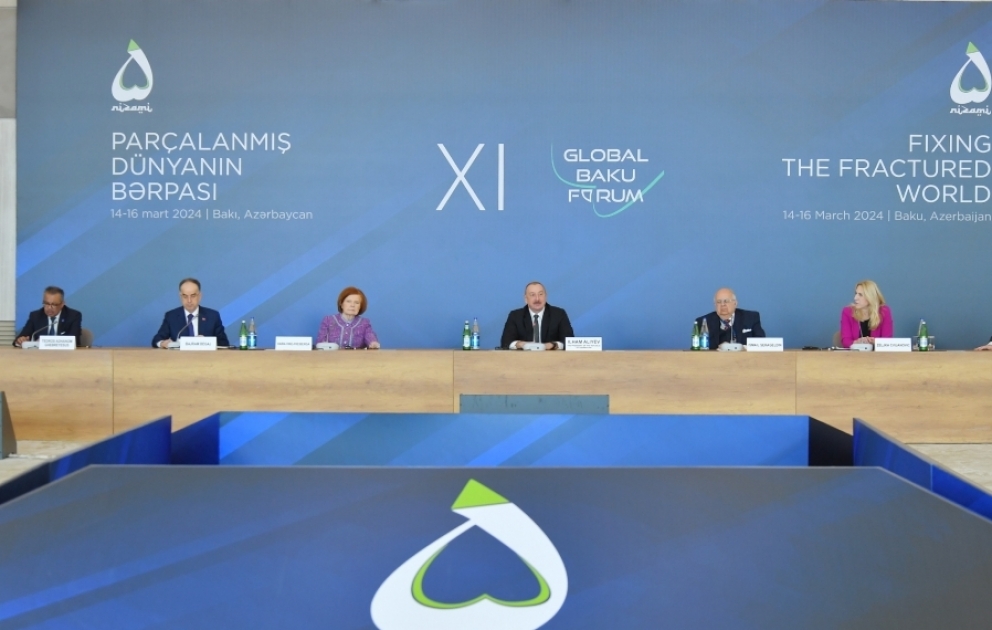 11th Global Baku Forum on “Fixing the Fractured World” kicked off 
President Ilham Aliyev attended the opening ceremony of the Forum