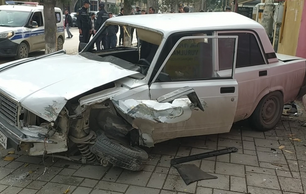Xaçmazda qəza olub, yaralanan var