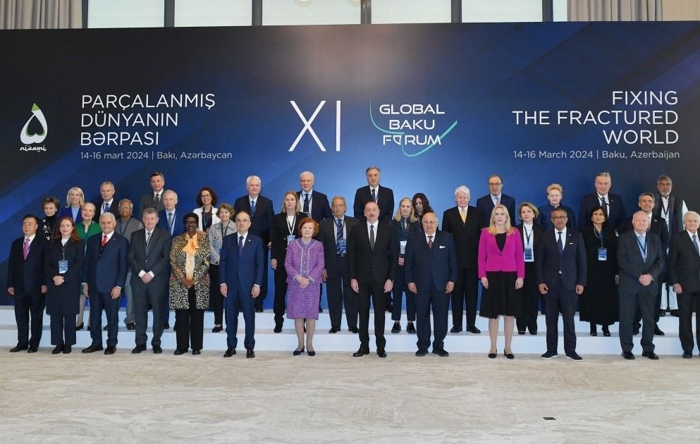 AZƏRTAC XƏBƏR VERİR: XI Qlobal Bakı Forumu işə başlayıb