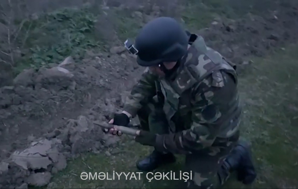 Siyəzəndə hərbi sursat aşkar edilib