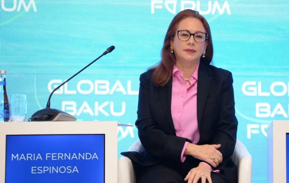Maria Fernanda Espinoza: COP29-un sonunda Azərbaycan ilə Ermənistan arasında sülh müqaviləsinin imzalanmasına şahidlik edəcəyimizə inanıram