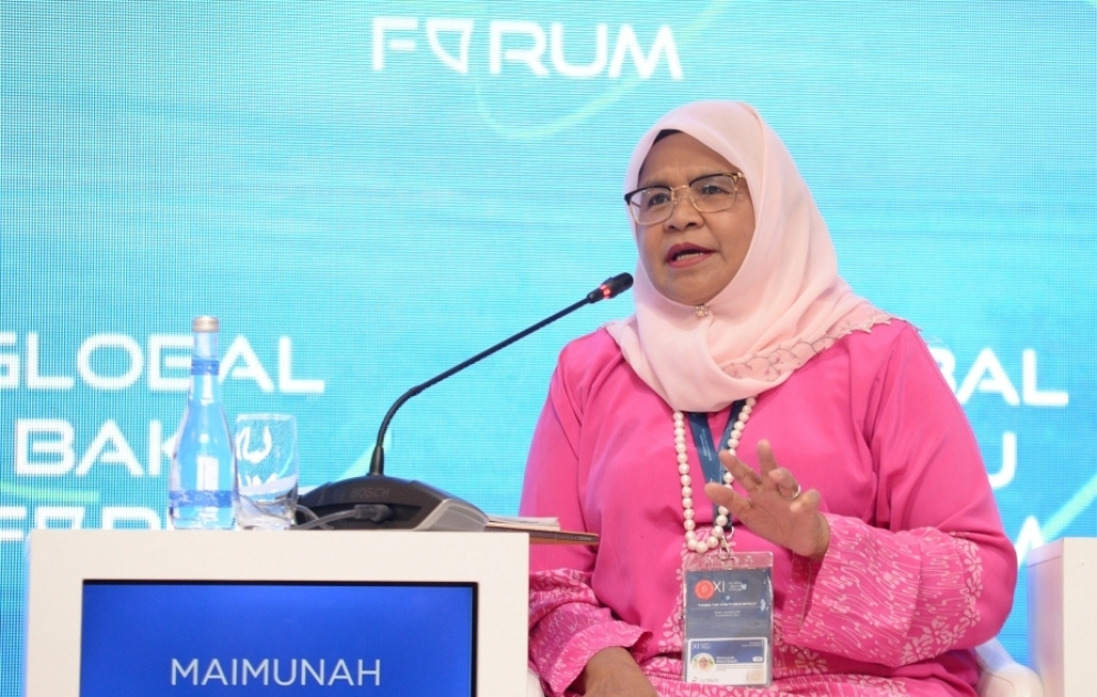 Maimuna Mohd Şərif: İqlim dəyişmələri nəticəsində baş verən təbii fəlakətlər maliyyə itkisi ilə nəticələnir