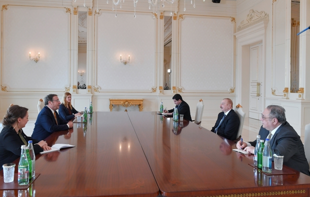 Präsident Ilham Aliyev empfängt Administrator des Entwicklungsprogramms der Vereinten Nationen