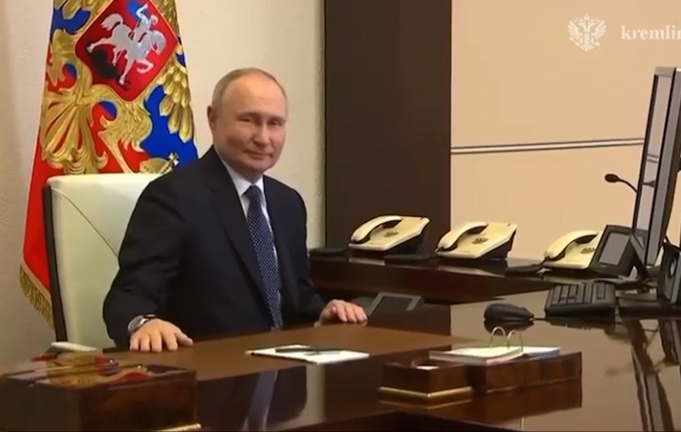 Vladimir Putin prezident seçkilərində səs verib