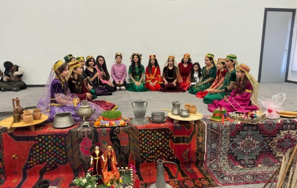 Laçın məktəblilərinin Novruz sevinci