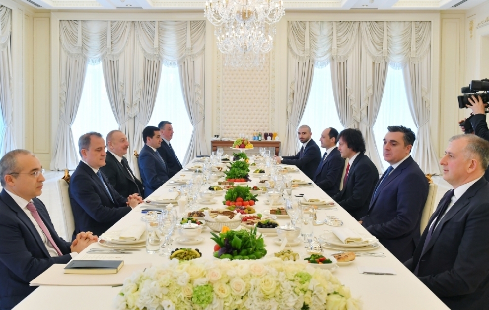 President Ilham Aliyev held expanded meeting with Prime Minister of Georgia Irakli Kobakhidze