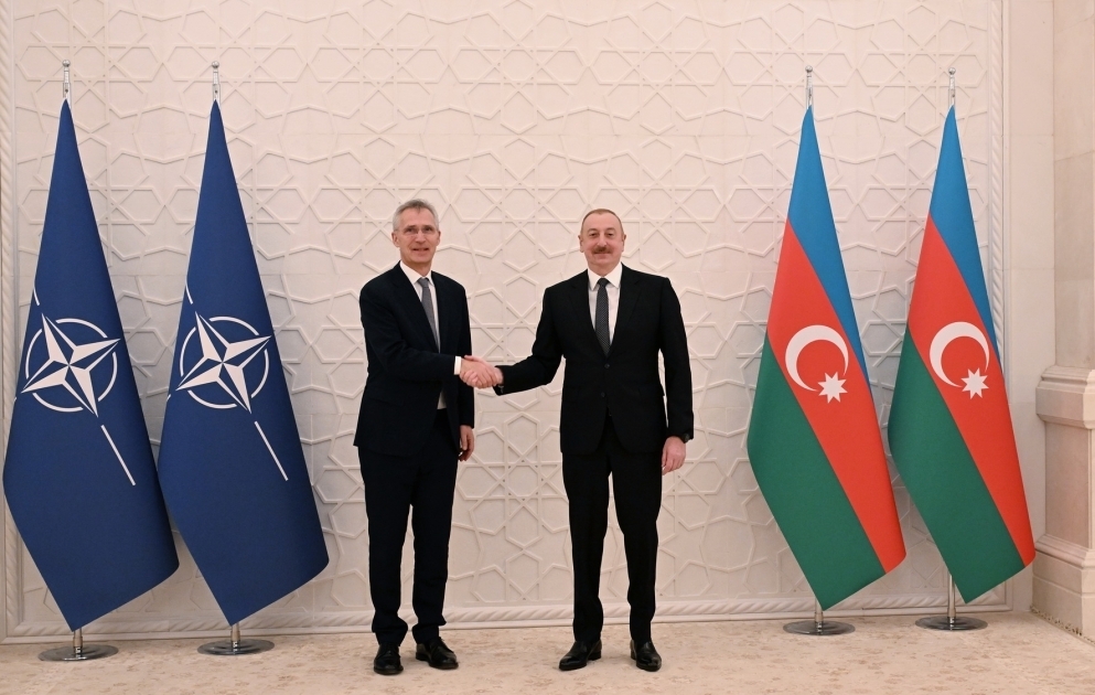 President Ilham Aliyev held one-on-one meeting with NATO Secretary General Jens Stoltenberg