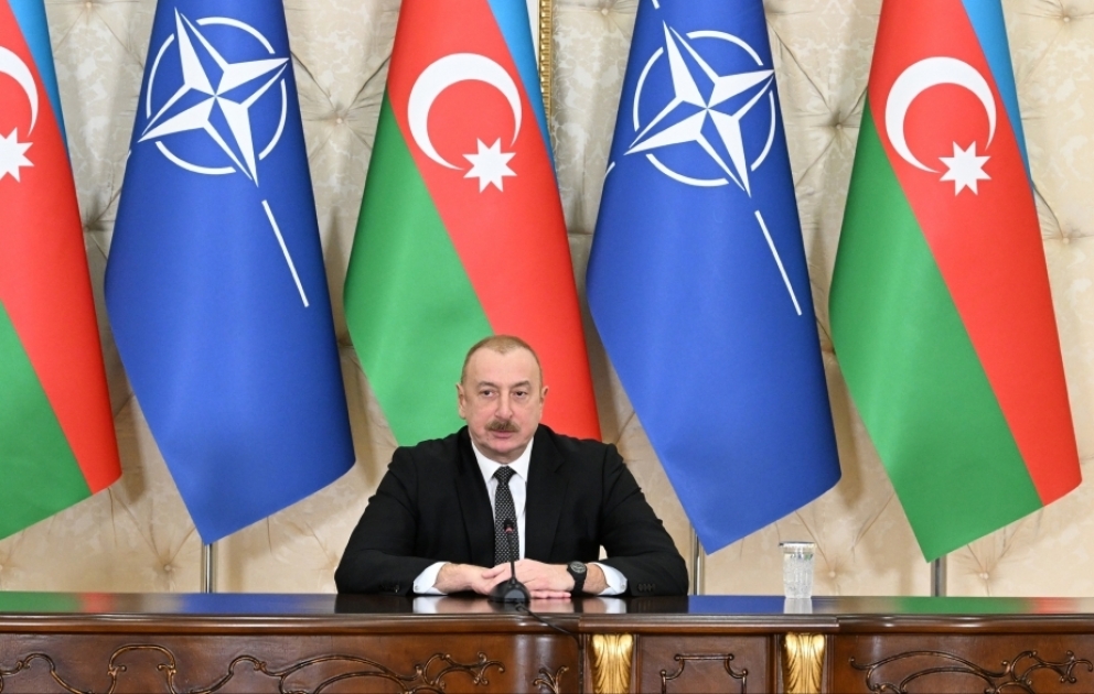 Präsident Ilham Aliyev lud Jens Stoltenberg ein, im November Aserbaidschan zu besuchen, um an der COP29 teilzunehmen