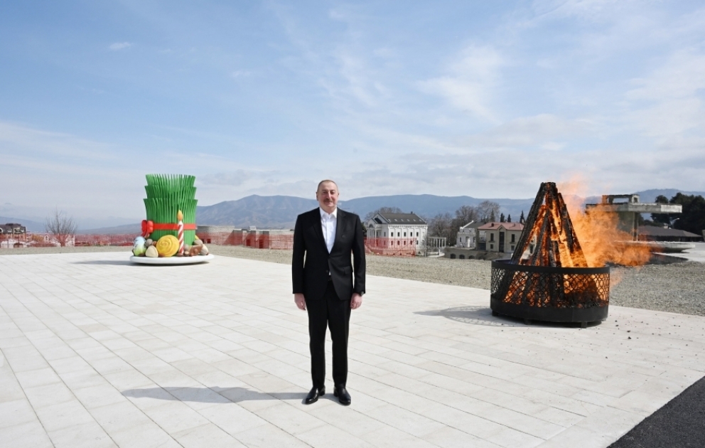 AZƏRTAC XƏBƏR VERİR: Dövlətimizin başçısı Azərbaycan xalqını Novruz bayramı münasibətilə təbrik edib
