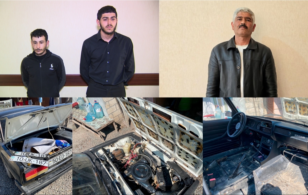 Bakıda oğurladıqları avtomobili Ağcabədiyə aparan şəxslər tutulub