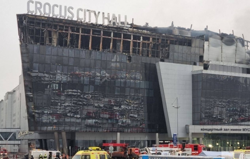 AZƏRTAC XƏBƏR VERİR: “Crocus City Hall” terrorunda ölənlərin sayı artır