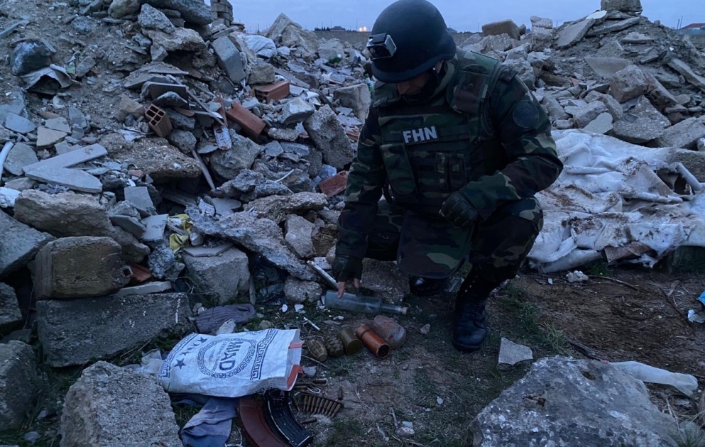 Şüvəlan qəsəbəsində sursat aşkar edilib
