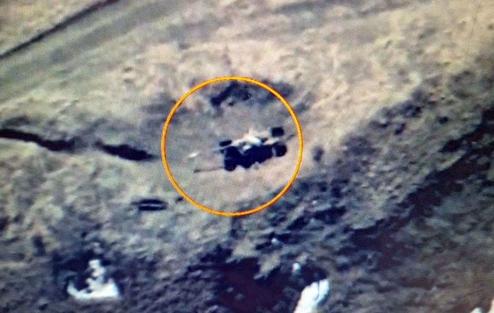 Artillery installations which used to belong to the Armenian armed forces were found