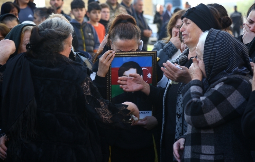 Azerbaijan holds farewell ceremony for persons whose remains were found in Khojaly