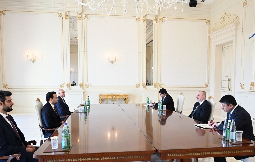 Präsident Ilham Aliyev empfängt Generalsekretär des Muslimischen Ältestenrates
